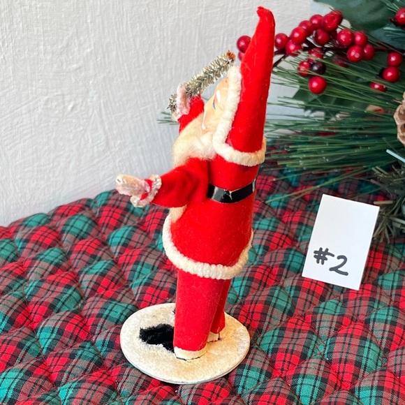 Vintage Japan Belsnickel Santa Claus Figurine- Standing on Base St. Nicholas #2 - Picture 9 of 16